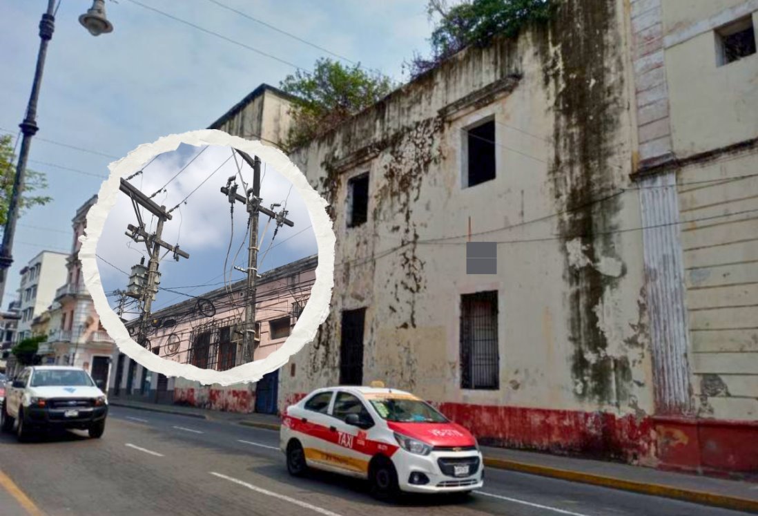 Avanza proyecto de cableado subterráneo en el centro histórico de Veracruz