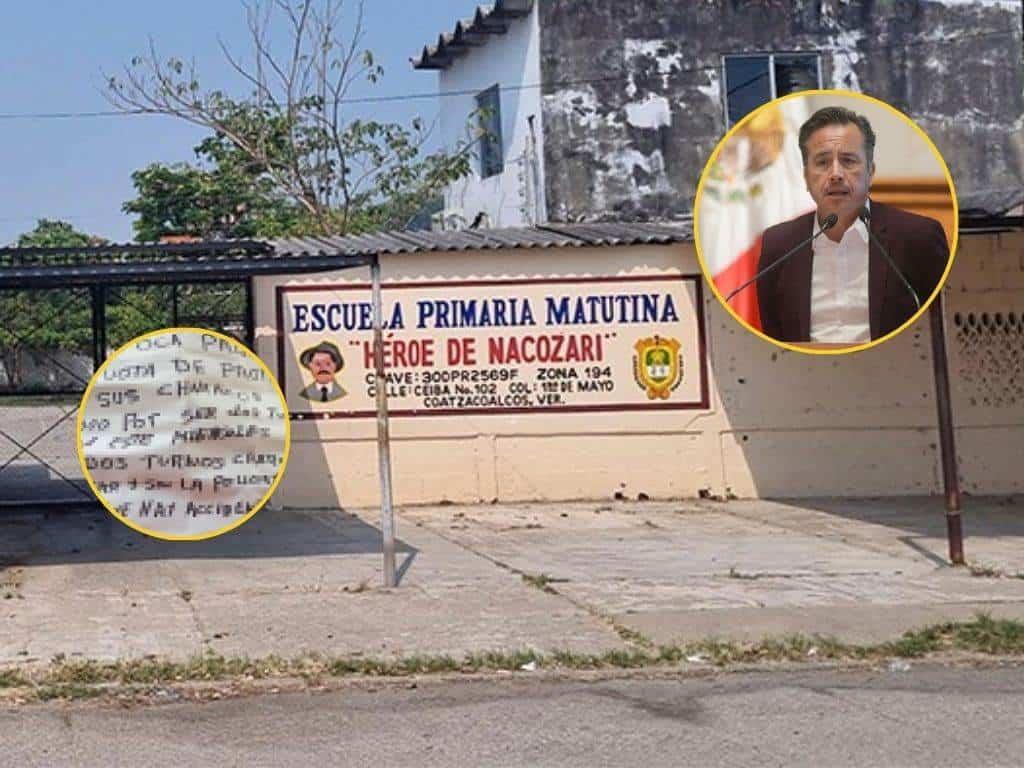 Amenaza en primaria de Coatza fue una mala broma, asegura Cuitláhuac Jiménez | VIDEO