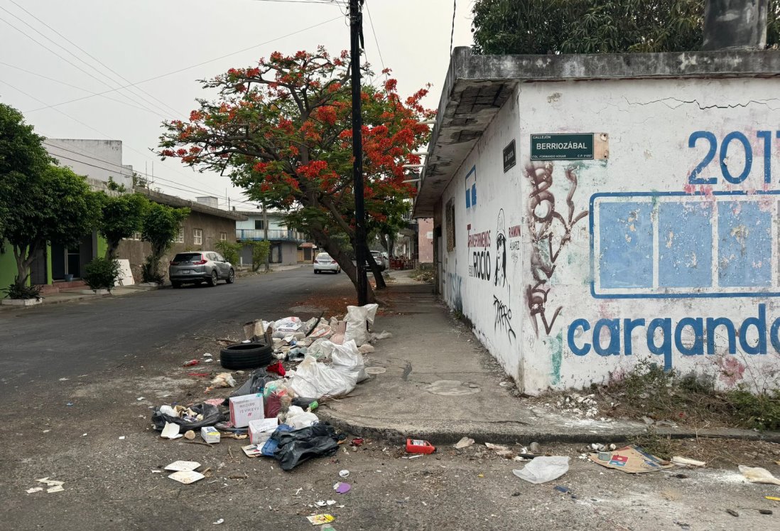 Vecinos de la colonia Formando Hogar denuncian acumulación de basura en sus calles