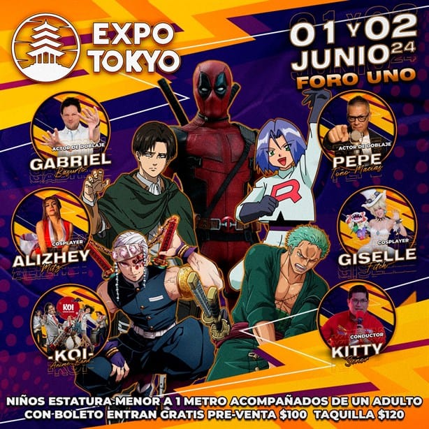 Expo Tokyo Coatza será en esta fecha ¿qué actores de doblaje estarán?