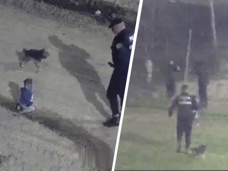 ¡Ángel de 4 patas! Perrito cuida a bebé que se escapó de casa en Argentina (+Video)