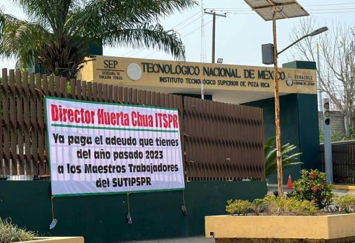 Protestan en el Tecnológico de Poza Rica; ¿cuál es el motivo?