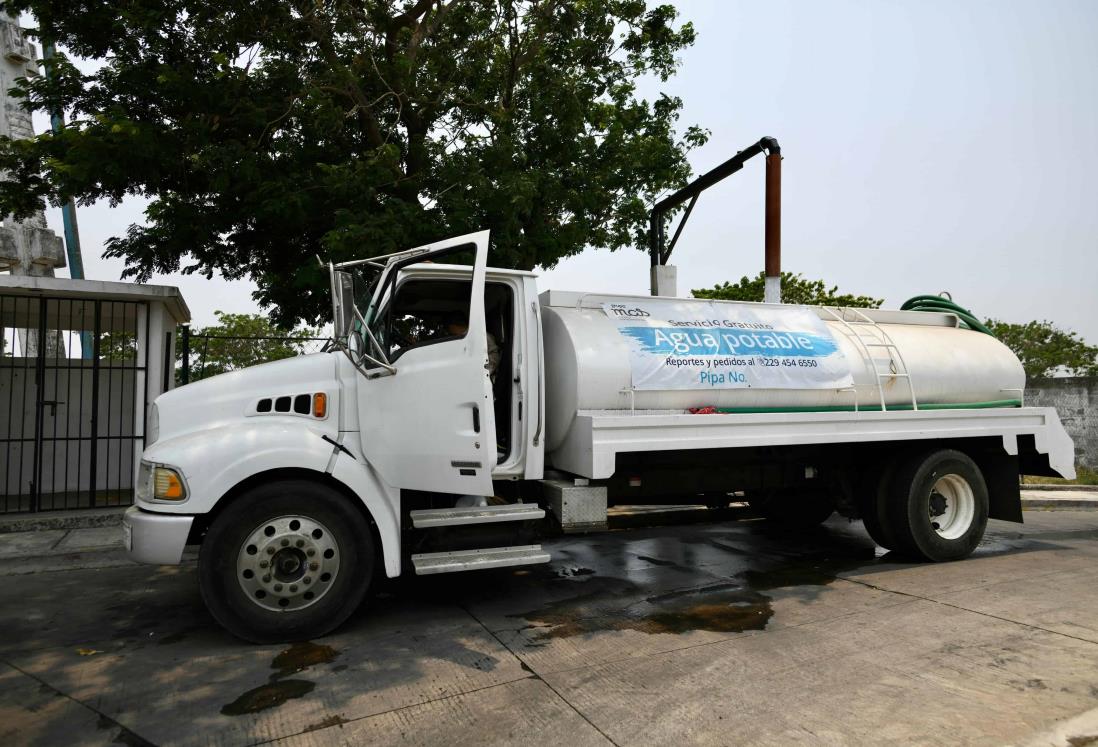 Servicio de agua en Veracruz se regularizará hasta junio; seguirán los tandeos: MOCI