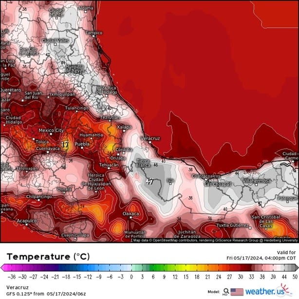 Así estará el clima en Veracruz para este viernes 17 de mayo