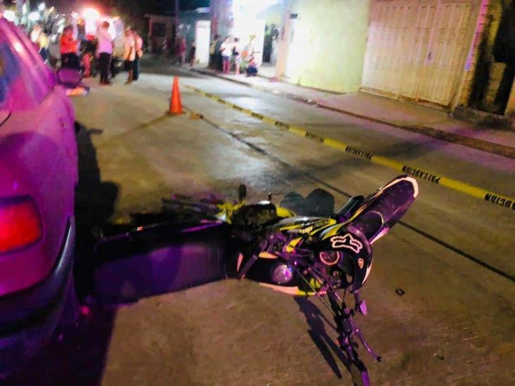 ¡Conductor de camioneta se da a la fuga! arrastró a cuatro motocicletas, hay dos heridos