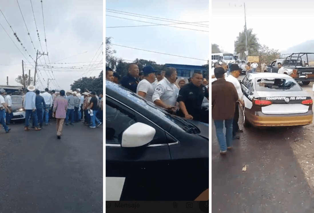 Acusan a Transporte Público de retener camiones que iban a mitin de Pepe Yunes en Yanga | VIDEO