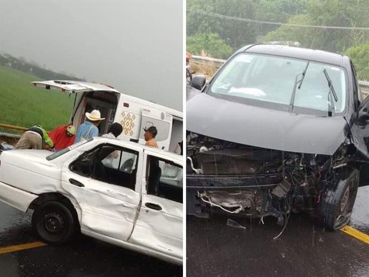 Accidente múltiple deja 4 personas lesionadas en la carretera Córdoba-La Tinaja