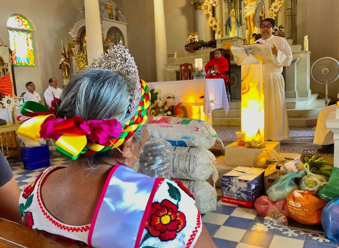 ¡Se cumplió! San Isidro mandó lluvia al sur de Veracruz tras ofrendas