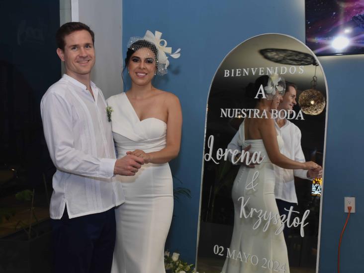 Krzysztof Zwierzynski y Lorena Avelar contraen matrimonio por el civil