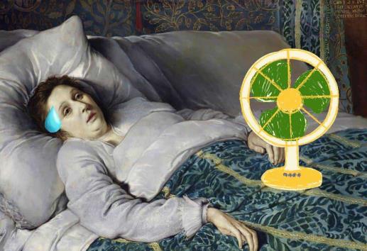 ¿Qué pasa si duermo toda la noche con el ventilador prendido?