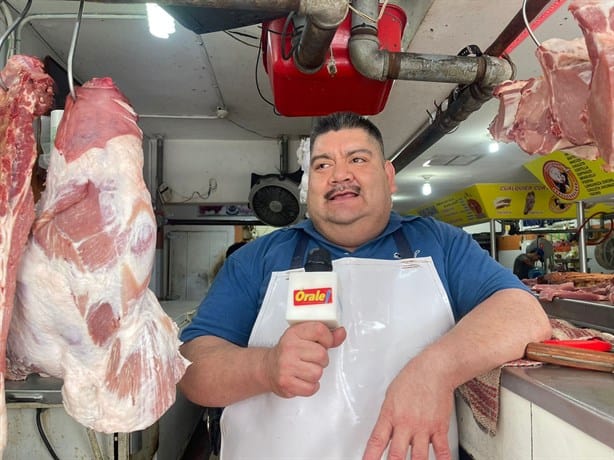 Baja venta de carne de res y puerco en Veracruz