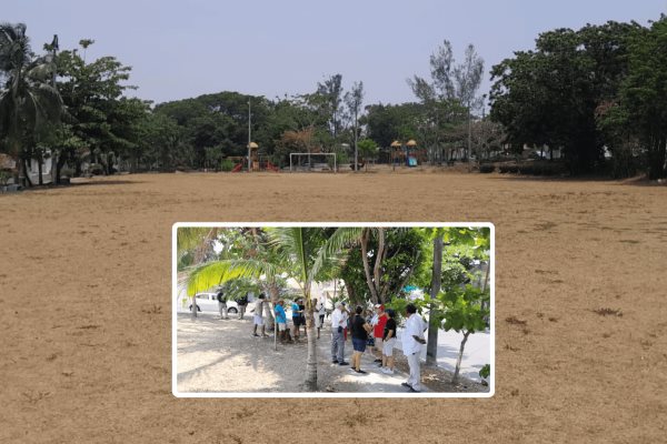 Vecinos y particular se disputan parque en fraccionamiento La Tampiquera de Boca del Río | VIDEO