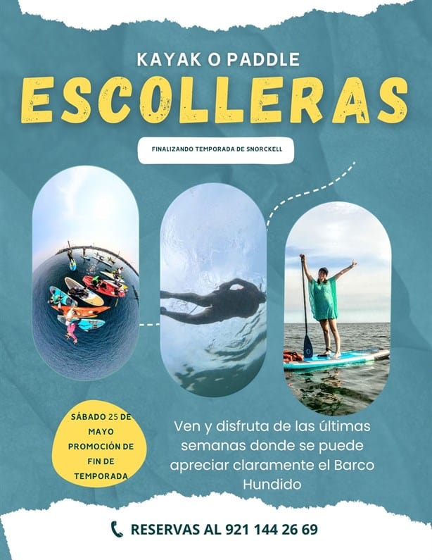 Así puedes practicar Kayak, Paddle y snorckell en las Escolleras de Coatzacoalcos