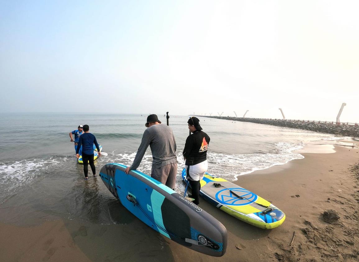 Así puedes practicar Kayak, Paddle y snorckell en las Escolleras de Coatzacoalcos