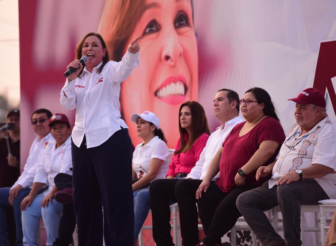 Rumbo a su cierre de campaña, Rocío Nahle visitará estos puntos del sur de Veracruz