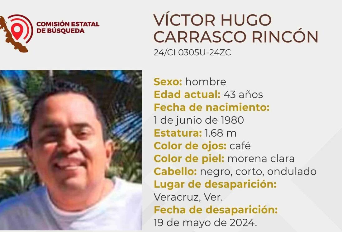 Desaparece Víctor Hugo Carrasco Rincón en el puerto de Veracruz