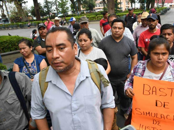 Campesinos de Misantla exigen no más simulaciones de justicia