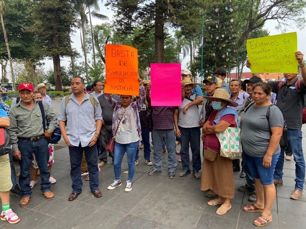 Campesinos de Misantla exigen no más simulaciones de justicia