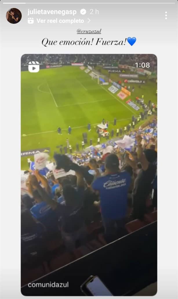 Julieta Venegas manda mensaje de apoyo a Cruz Azul previo a la final vs América