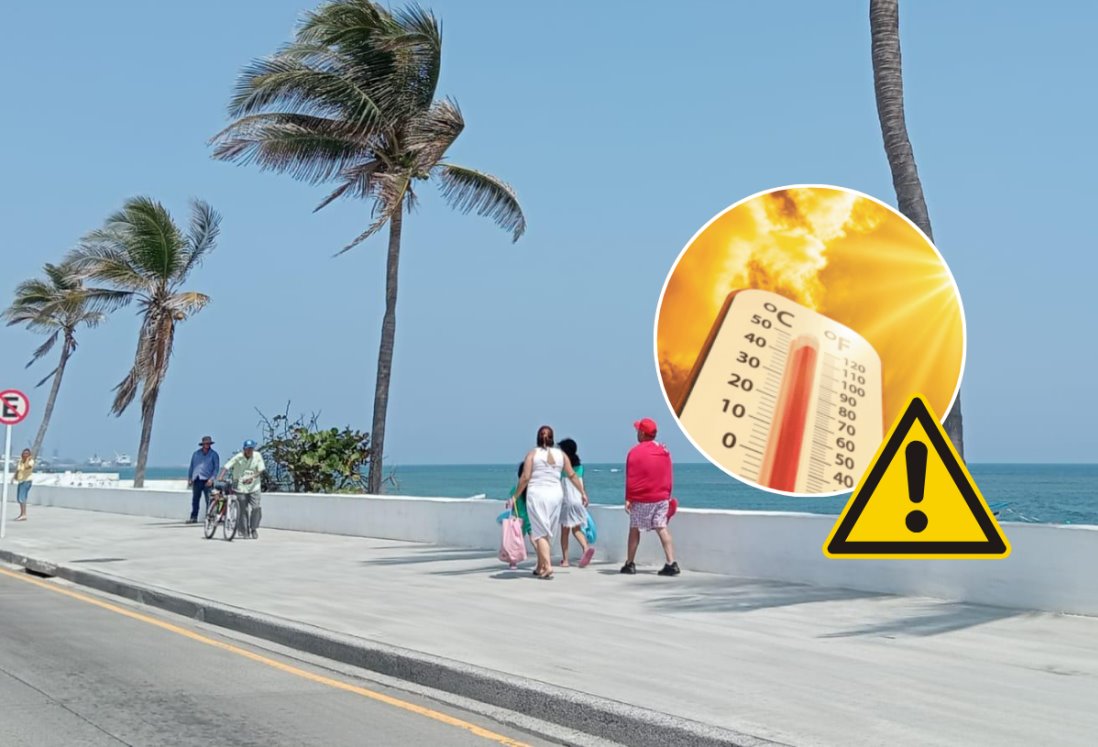 Alertan por altas temperaturas; Veracruz rebasará los 40 grados este fin de semana