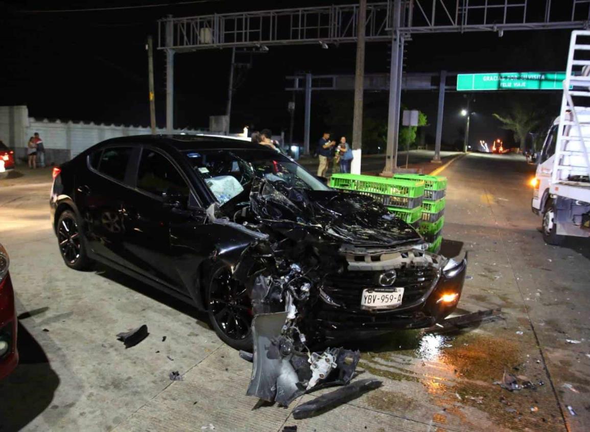 Fuerte carambola dejo como saldo una persona muerta y tres heridos en la colonia Electricistas