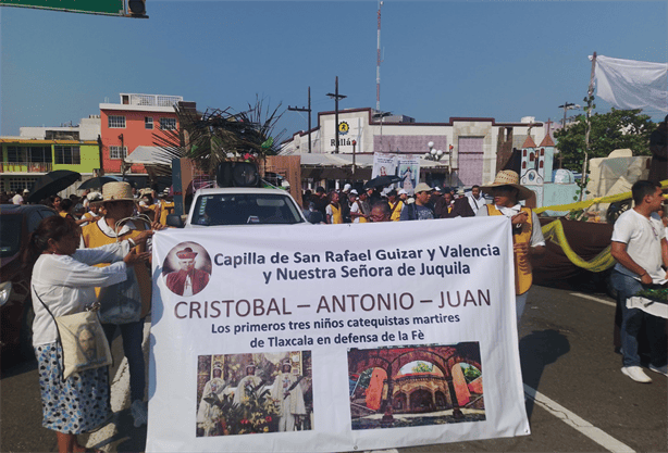 Conmemoran los 500 años de evangelización en México con procesión en Veracruz | VIDEO