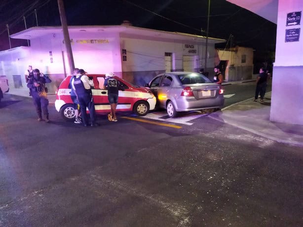 ¡Domingo de accidentes! Choques dejan un lesionado y daños materiales, en Orizaba