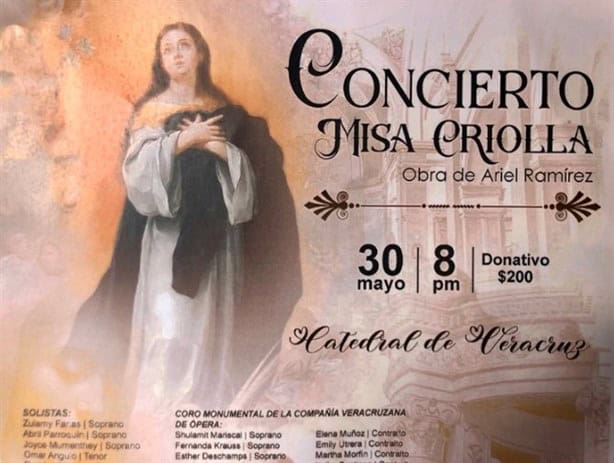 Iglesia anuncia concierto de ópera para mantenimiento de la Catedral de Veracruz