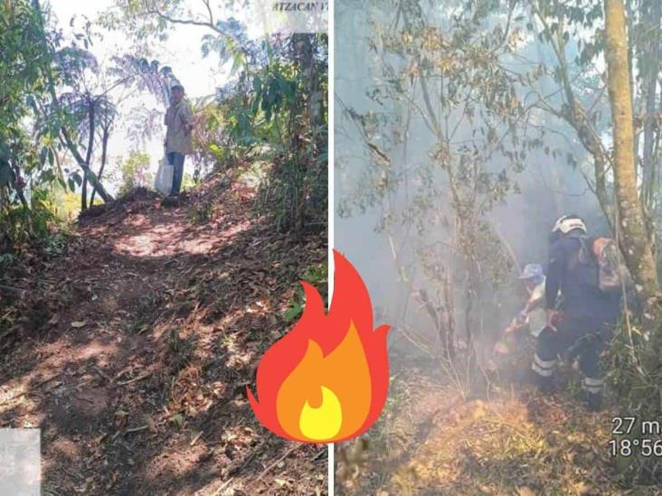 Reportan incendios en Orizaba, Ixhuatlancillo, y Atzacan; ¿fueron provocados?