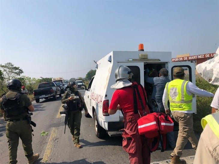 Fuerte accidente deja cuatro lesionados en Vega de Alatorre