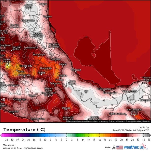 Así estará el clima en Veracruz este martes 28 de mayo