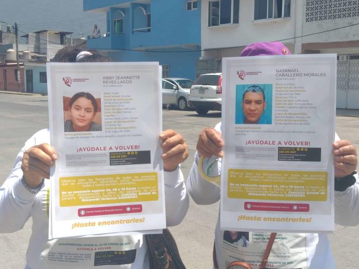 Gobierno no los busca; familiares de desaparecidos realizan jornada en zona centro
