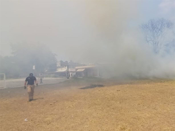 Suspenden labores en bachillerato de Córdoba debido a incendio (+Video)