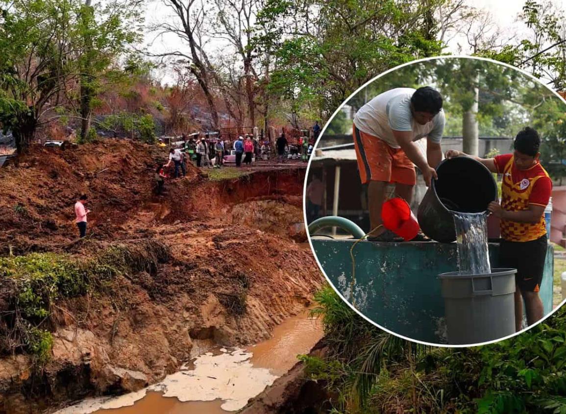 Podría prolongarse el desabasto de agua en Coatzacoalcos; así van los trabajos de CMAS | VIDEO