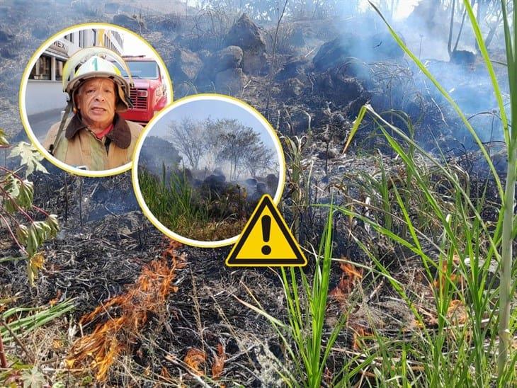 Hasta 10 incendios diarios se registran en Xalapa y alrededores; falta de agua perjudica ayuda 