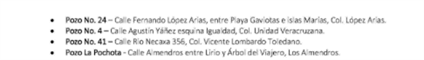 Más de 70 colonias de Veracruz y Medellín se quedarán sin agua