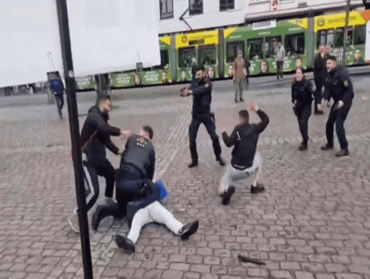 6 heridos, saldo de ataque con arma blanca contra militantes anti-islam en Alemania