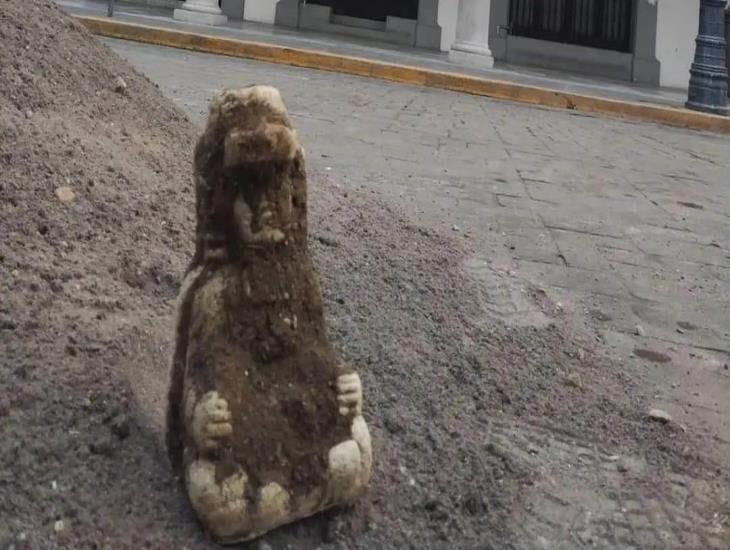 Investigador cuestiona supuesta pieza prehispánica encontrada en Veracruz