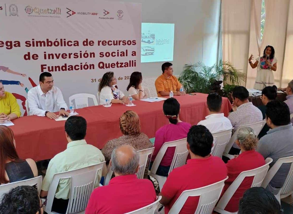 Quetzalli recibe recursos de inversión social de Fundación ADO, se impulsará la autosuficiencia alimentaria | VIDEO