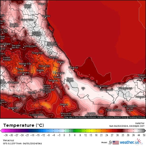 Así estará el clima en Veracruz este sábado 01 de junio