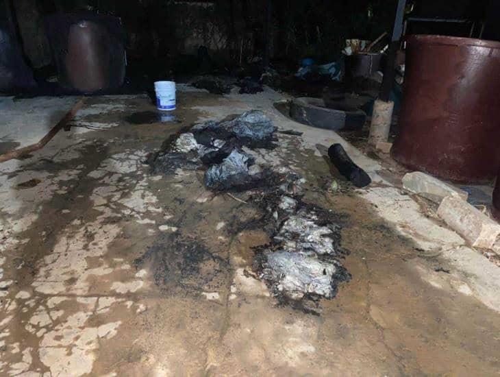 En Acayucan, quema de botes de plástico provocó movilización de cuerpos de emergencia