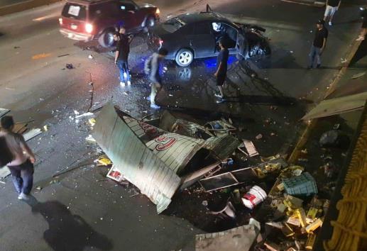 Automovilista presuntamente ebrio embiste 5 casetas de negocios en Xalapa
