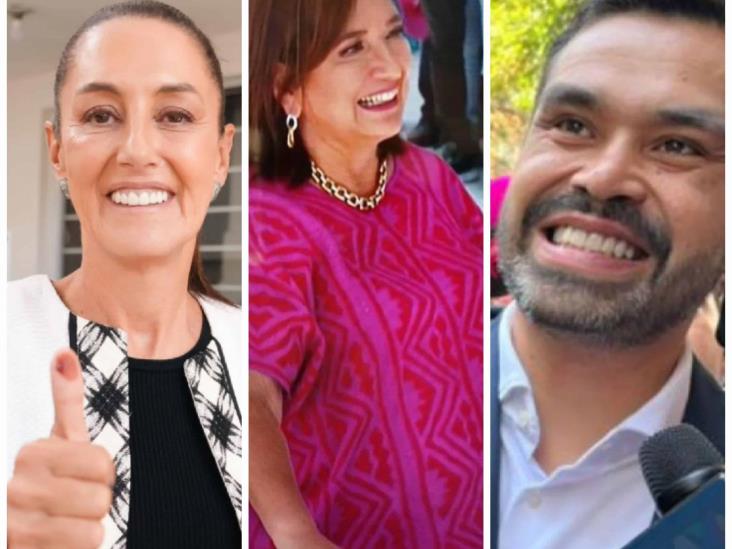 Elecciones 2024: Candidatos a la presidencia de México acuden a emitir su voto