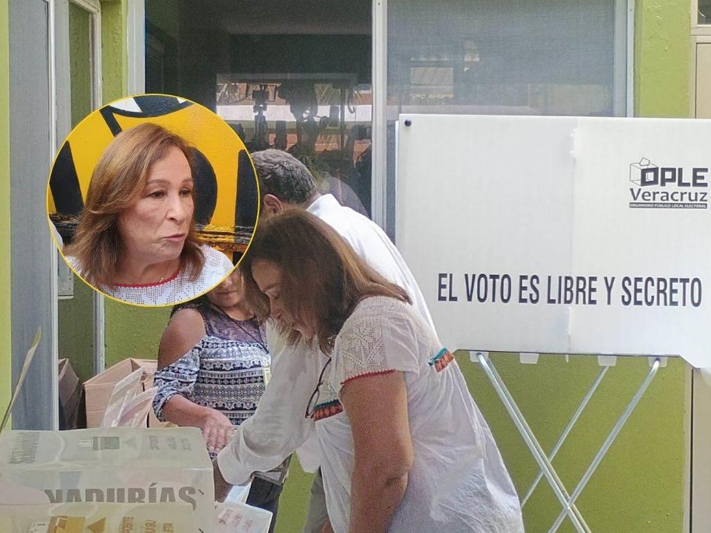Hay que salir a votar con ánimo, vamos a ganar: Rocío Nahle emite su voto en Coatzacoalcos | VIDEO