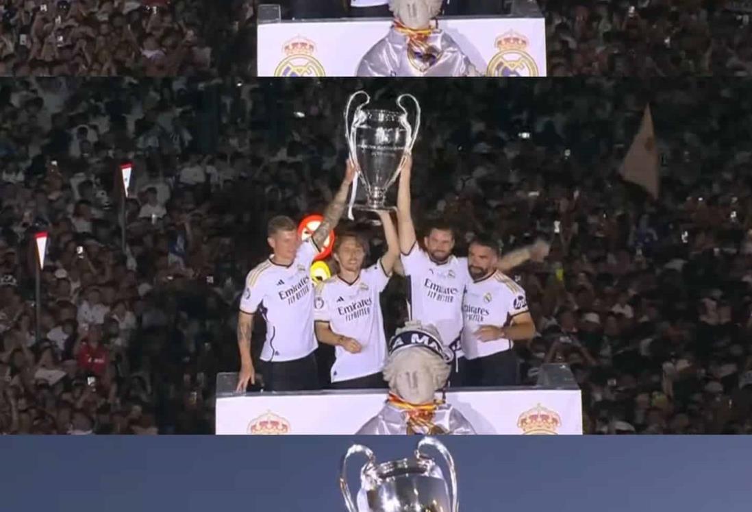 Fiesta en Madrid por título de la Champions