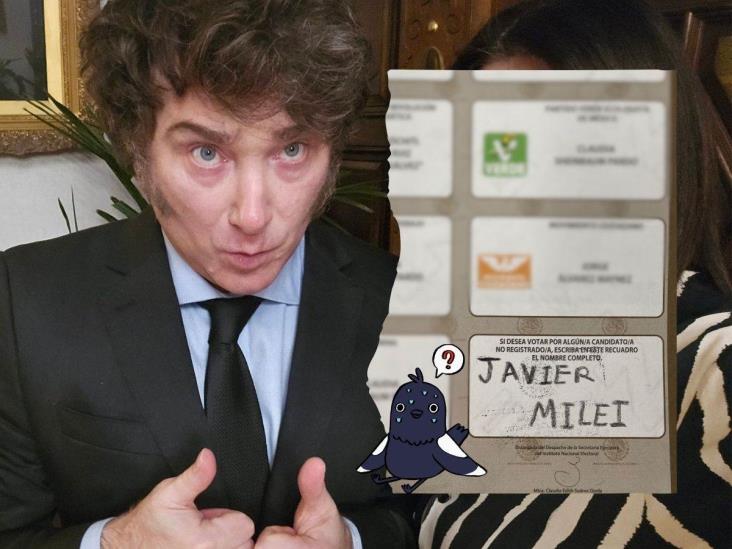 No es meme; Javier Milei llegó a las boletas electorales en México