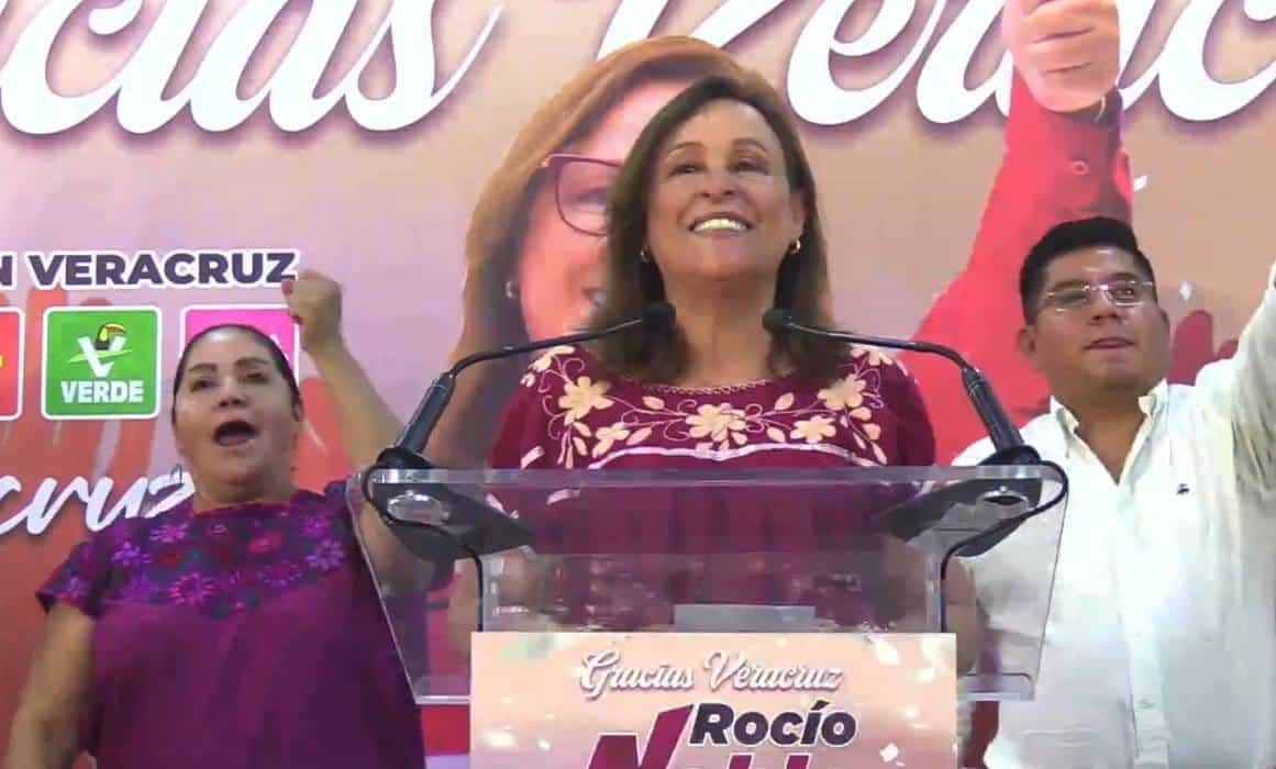 Tras una jornada ejemplar en Veracruz, Rocío Nahle asegura contar con amplia ventaja l VIDEO
