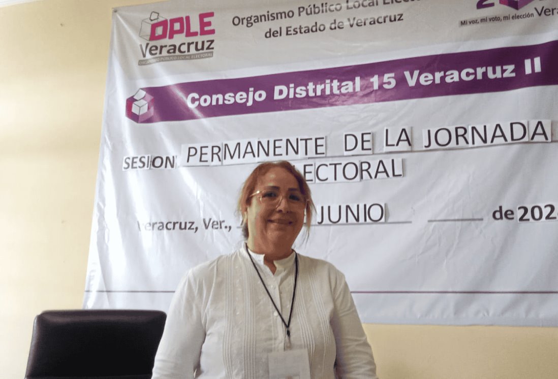 "Una fiesta democrática" se vive en la jornada electoral del distro 15 de Veracruz