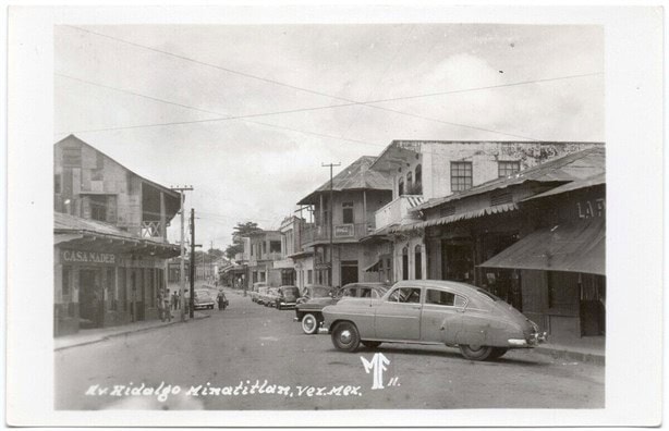 Así lucía una de las principales calles de Minatitlán a inicios del siglo XX