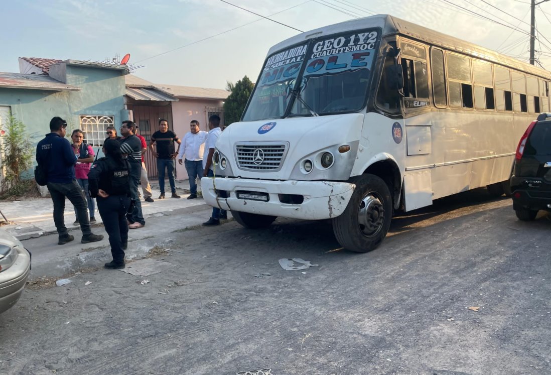Chofer de autobús fallece por causas naturales en la colonia El Campanario de Veracruz